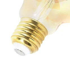LUEDD Set van 5 E27 dimbare LED lampen G95 goud 5W 380 lm 2200K