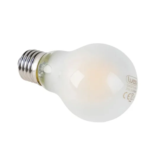 LUEDD Set van 5 E27 dimbare LED lampen A60 mat 7W 806 lm 2700K