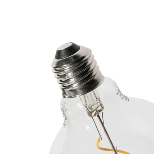 LUEDD Set van 5 E27 dimbare LED spiraal filament G95 4W 270 lm 2700K