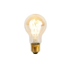 LUEDD Set van 5 E27 dimbare LED spiraal lampen A60 goldline 4W 270 lm 2200K