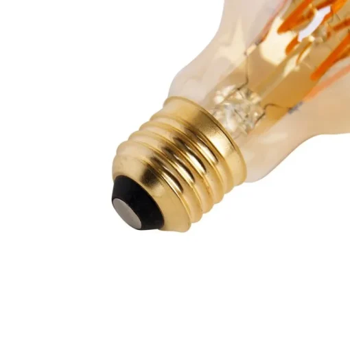 LUEDD Set van 5 E27 dimbare LED spiraal lampen A60 goldline 4W 270 lm 2200K