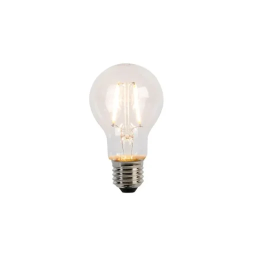 LUEDD Set van 5 E27 LED lamp filament A60 2W 210 lm 2200K