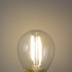 LUEDD Set van 5 E27 LED lamp P45 schemersensor 3W 250 lm 3000K