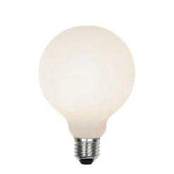 LUEDD Set van 5 E27 3-staps dimbare LED lamp G95 mat 5W 550 lm 3000K