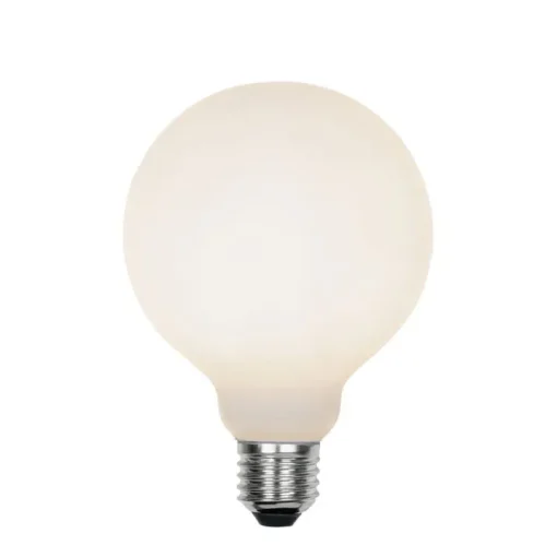 LUEDD Set van 5 E27 3-staps dimbare LED lamp G95 mat 5W 550 lm 3000K