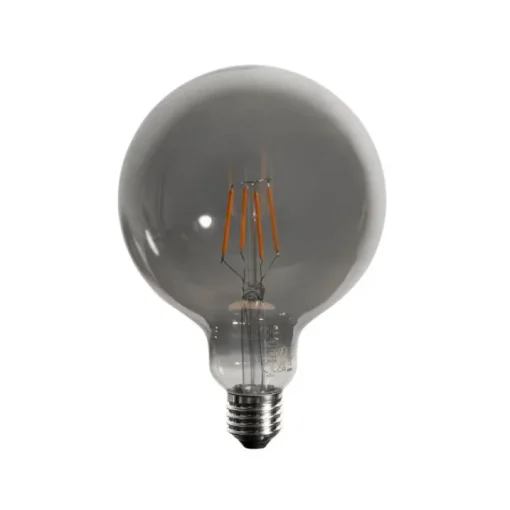 LUEDD Set van 5 E27 3-staps dimbare LED lampen smoke G125 4W 150 lm 1900K