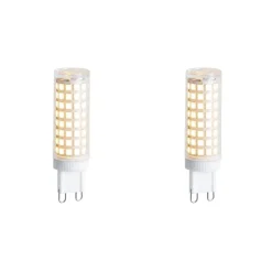 LUEDD Set van 2 G9 dimbare LED lampen 5.5W 500 lm 2700K