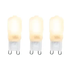 LUEDD Set van 3 G9 LED lampen CUTE PC 2W 200 lm 2700K