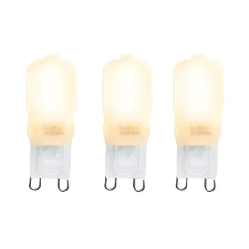 LUEDD Set van 3 G9 LED lampen CUTE PC 2W 200 lm 2700K