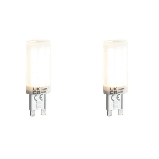 LUEDD Set van 2 G9 3-staps dimbare LED lampen opaal 4.5W 500 lm 4000K
