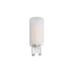 LUEDD Set van 5 G9 3-staps dimbare LED lampen opaal 4.5W 500 lm 2700K