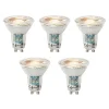 LUEDD Set van 5 GU10 dimbare LED lamp 3W 200 lm 2200 - 6500K