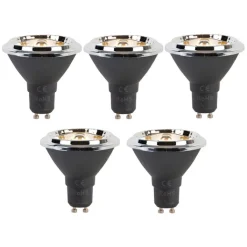 LUEDD Set van 5 GU10 dimbare LED lamp AR70 6W 450 lm 2700K