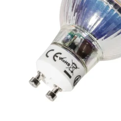 LUEDD Set van 5 GU10 dimbare LED lampen 7W 600 lm 3000K