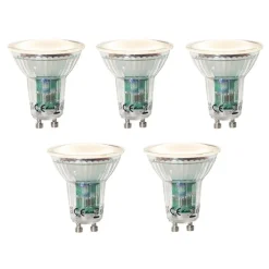 LUEDD Set van 5 GU10 LED lamp schemersensor 3W 200 lm 2700K