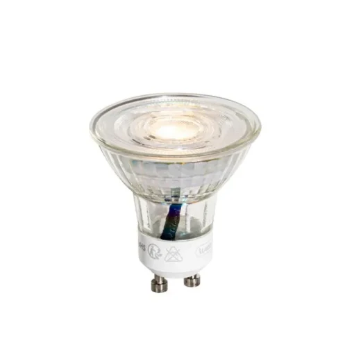 LUEDD Set van 5 GU10 50mm LED lampen helder 3W 230 lm 2700K