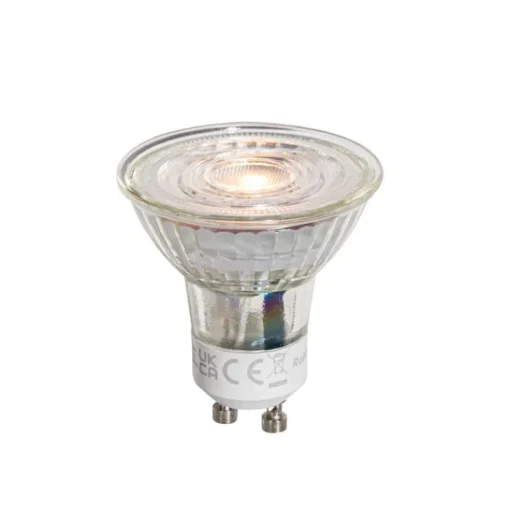 LUEDD Set van 5 GU10 50mm LED lampen helder 4.5W 360 lm 2700K