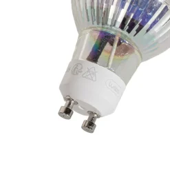 LUEDD Set van 5 GU10 50mm LED lampen helder 4.5W 360 lm 2700K