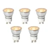 LUEDD Set van 5 GU10 3-staps dimbaar LED lampen 35mm 4W 200 lm 2200K
