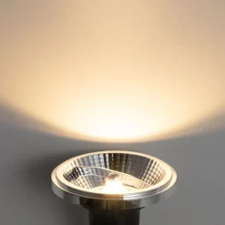 LUEDD Set van 5 GU10 3-staps dimbaar LED lamp 111mm 10,5W 770 lm 2700K