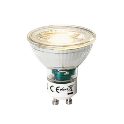 LUEDD Set van 5 GU10 3-staps dimbare LED lampen 7W 600 lm 2700K