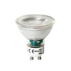 LUEDD Set van 5 GU10 3-staps dimbare LED lampen 7W 600 lm 2700K