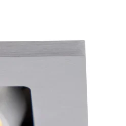 QAZQA Set van 6 Inbouwspot aluminium rechthoekig 2-lichts - Qure
