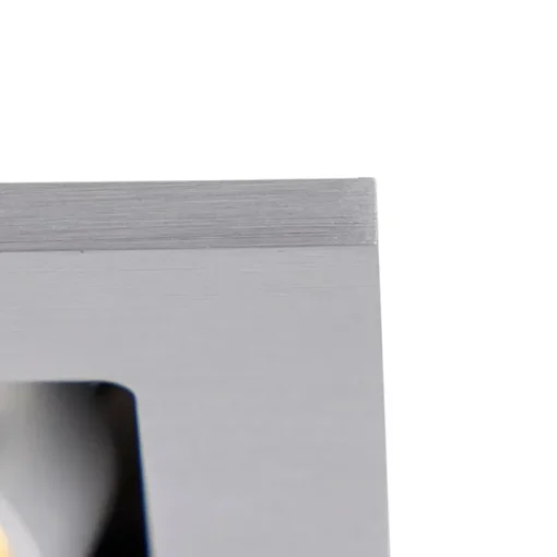 QAZQA Set van 6 Inbouwspot aluminium rechthoekig 2-lichts - Qure