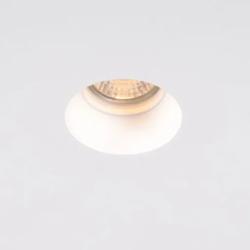QAZQA Set van 6 Inbouwspot wit 13 cm rond - Gypsy Stucco
