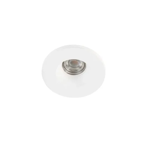 QAZQA Set van 6 Inbouwspot wit 13 cm rond - Gypsy Stucco