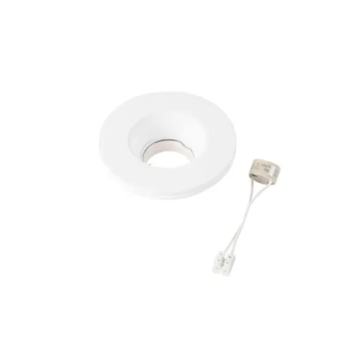 QAZQA Set van 6 Inbouwspot wit 13 cm rond - Gypsy Stucco