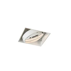 QAZQA Set van 6 Inbouwspot wit AR111 draai- en kantelbaar trimless - Oneon