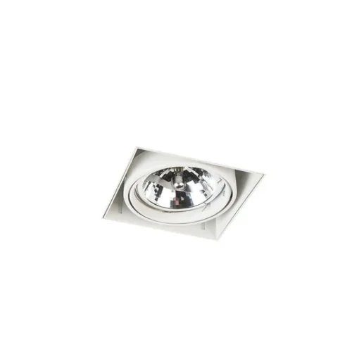 QAZQA Set van 6 Inbouwspot wit AR111 draai- en kantelbaar trimless - Oneon