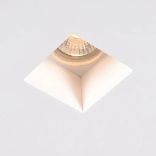 QAZQA Set van 6 Inbouwspot wit 12cm vierkant - Gypsy Stucco