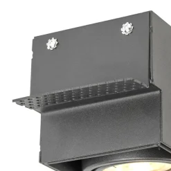 QAZQA Set van 6 Inbouwspot zwart GU10 draai- en kantelbaar trimless 2-lichts - Oneon