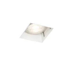 QAZQA Set van 6 inbouwspots wit GU10 50mm trimless - Oneon