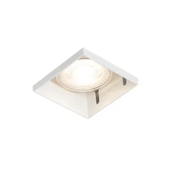 QAZQA Set van 6 inbouwspots wit GU10 50mm trimless - Oneon