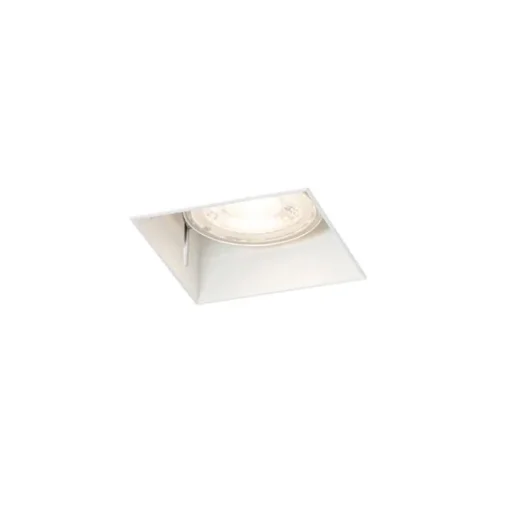 QAZQA Set van 6 inbouwspots wit GU10 50mm trimless - Oneon