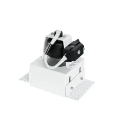 QAZQA Set van 6 inbouwspots wit GU10 50mm trimless - Oneon