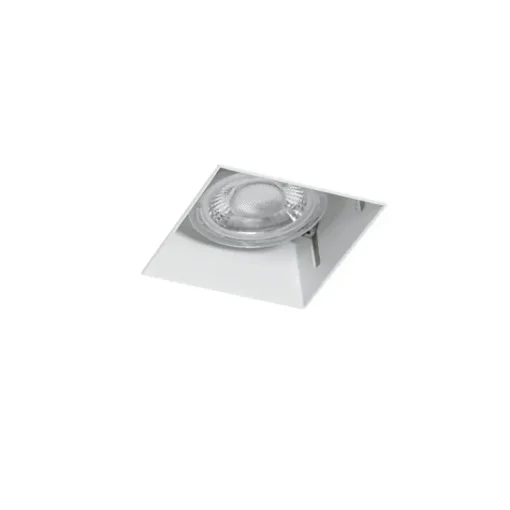 QAZQA Set van 6 inbouwspots wit GU10 50mm trimless - Oneon