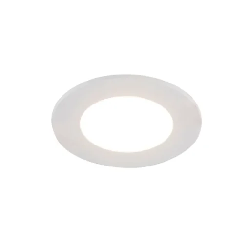 QAZQA Set van 6 inbouwspots wit incl. LED 3-staps dimbaar IP65 - Blanca