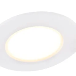 QAZQA Set van 6 inbouwspots wit incl. LED 3-staps dimbaar IP65 - Blanca