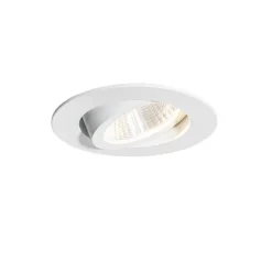 QAZQA Professional Set van 6 inbouwspots wit 6,8cm incl. LED 750 lm dimbaar IP23 - Gaius