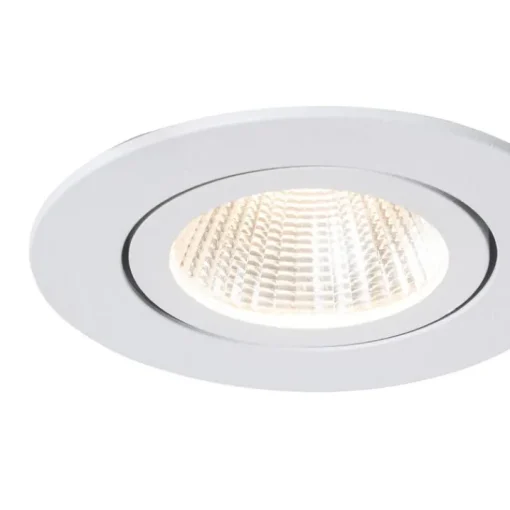 QAZQA Professional Set van 6 inbouwspots wit 6,8cm incl. LED 750 lm dimbaar IP23 - Gaius