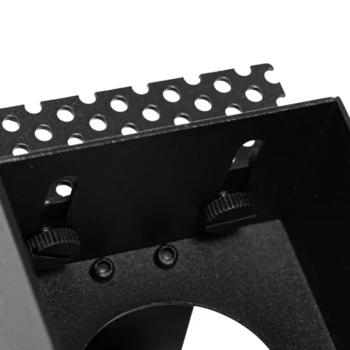 QAZQA Set van 6 inbouwspots zwart GU10 50mm trimless - Oneon