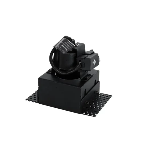 QAZQA Set van 6 inbouwspots zwart GU10 50mm trimless - Oneon
