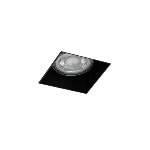 QAZQA Set van 6 inbouwspots zwart GU10 50mm trimless - Oneon