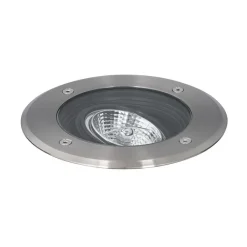 QAZQA Set van 6 moderne buiten grondspots staal AR70 verstelbaar IP65 - Delux