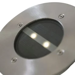 QAZQA Set van 5 moderne grondspots staal IP44 solar - Tiny