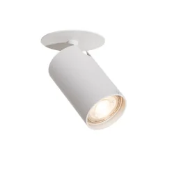 QAZQA Set van 6 moderne inbouwspots wit GU10 50mm - Chels